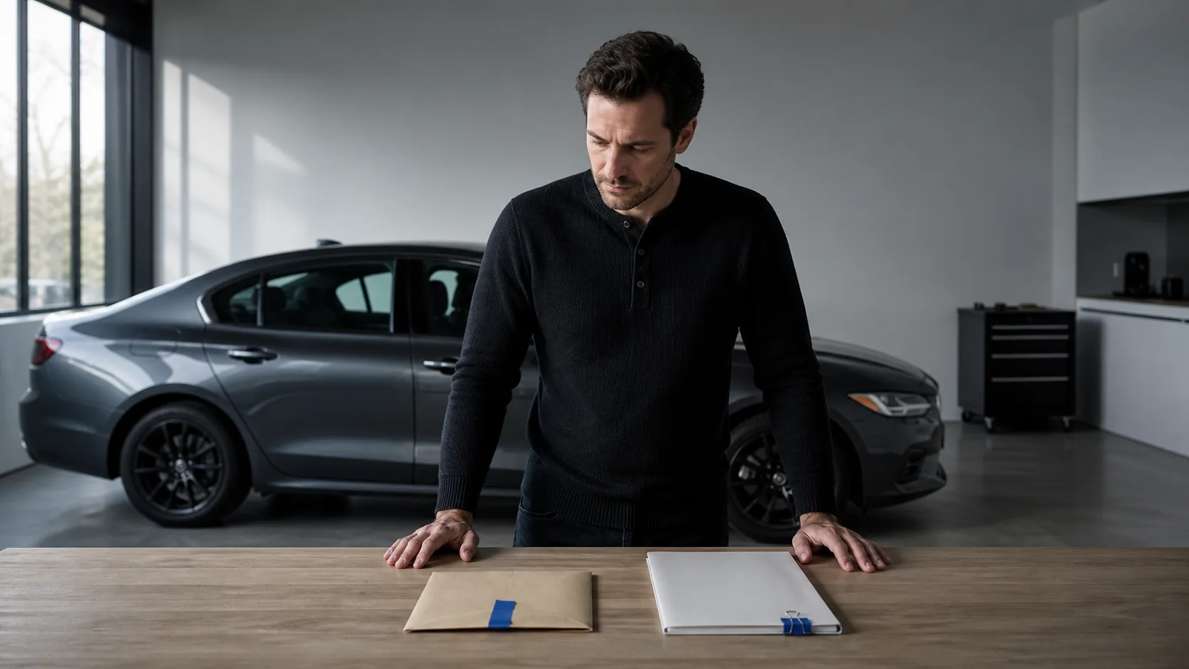Vehicle owner weighing a blank service contract against a repair reserve envelope